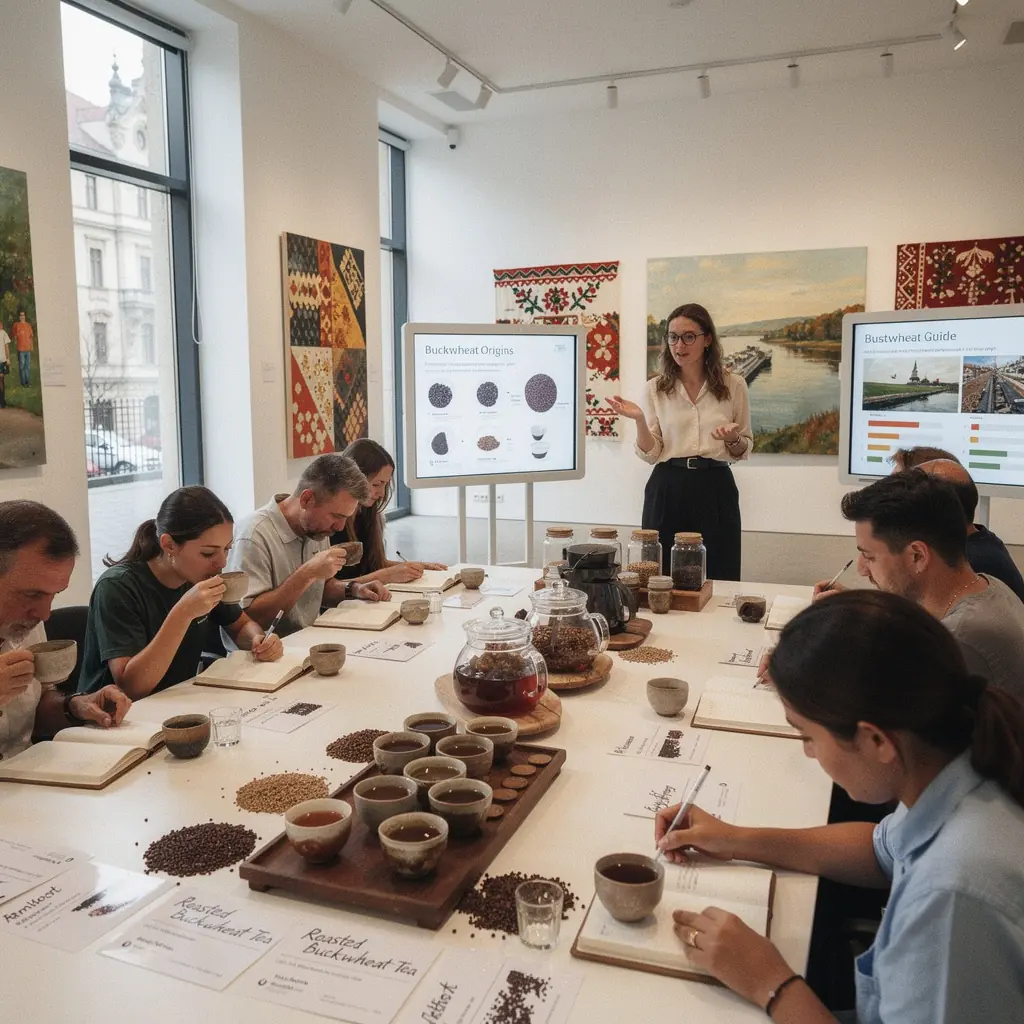 Pirított gabonafélék keveréke, amely természetes ízeket kínál.